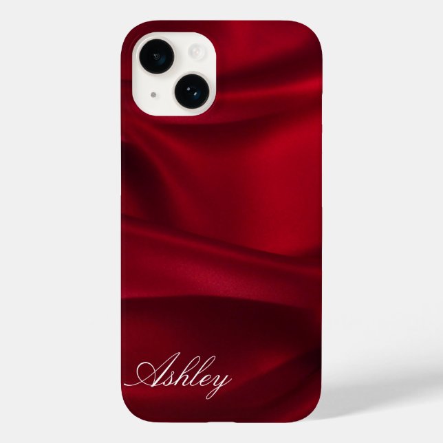 Red Silke | Satin Illusion iphone case (Baksida)