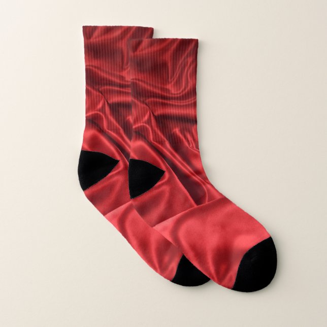 red silke strumpor (Par)