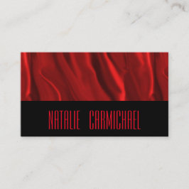 Red Silke Visitkort