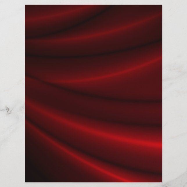 Red Silky Background Reklamblad (Framsidan)