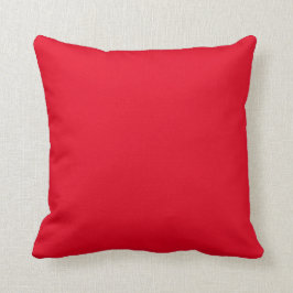 Red Simple Solid Färg Kudde