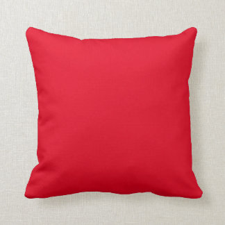 Red Simple Solid Färg Kudde