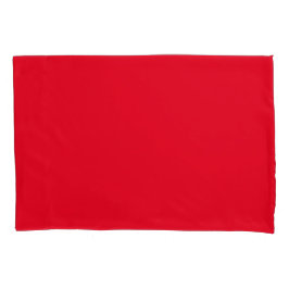 Red Single Standard Storlek Pillow Fodral