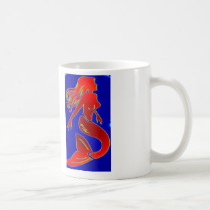 Red sjöjungfru mugg