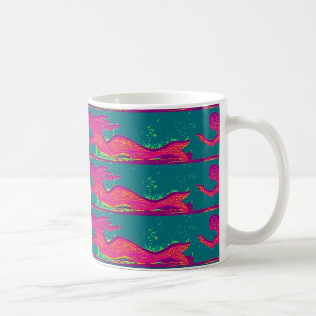 Red sjöjungfruar mugg (Höger)