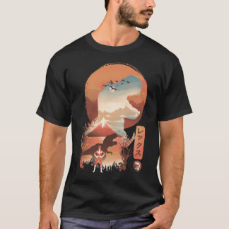 Red Skogsvaktare Ukiyo E T Shirt