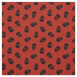 Red Skull Happy halloween Modern Tyg