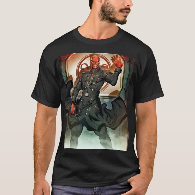 Red Skull – Hydra’s Supreme Leader T Shirt (Framsida)