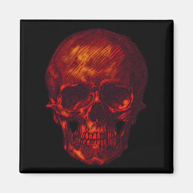 Red Skull Magnet (Framsidan)