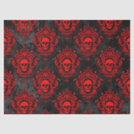 Red Skull och Gothic Black Decoupage