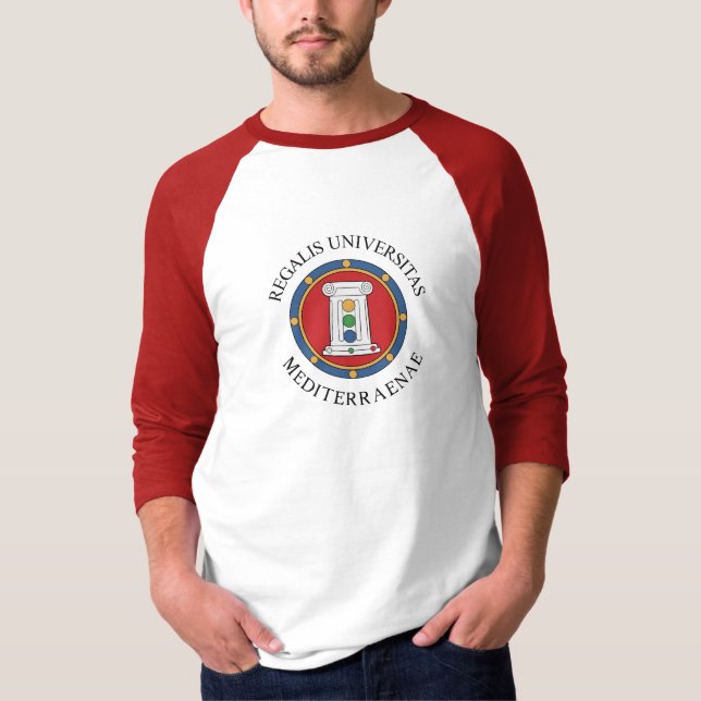 Red Sleeve RUM-skjorta T Shirt (Framsida)