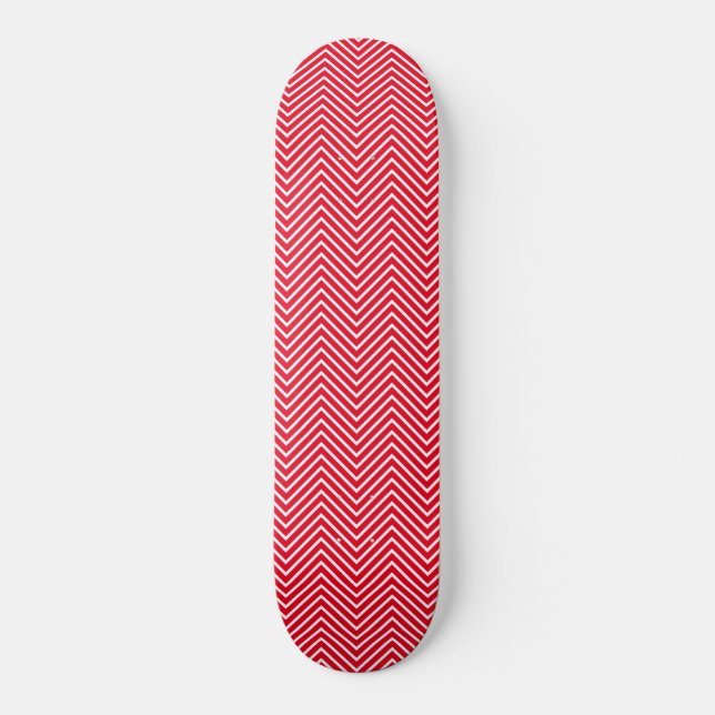 Red Smala Chevron Mini Skateboard Bräda 18,5 Cm (Framsida)