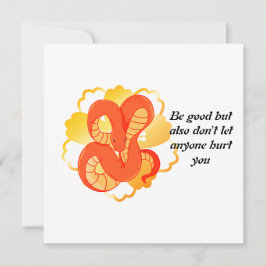 Red Snake on a Golden Flower" | Unik och luxuriös Inbjudningar