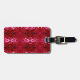 Red Snapdragon Ikat Bagagebricka