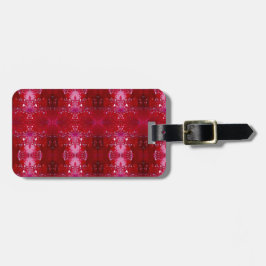 Red Snapdragon Ikat Bagagebricka