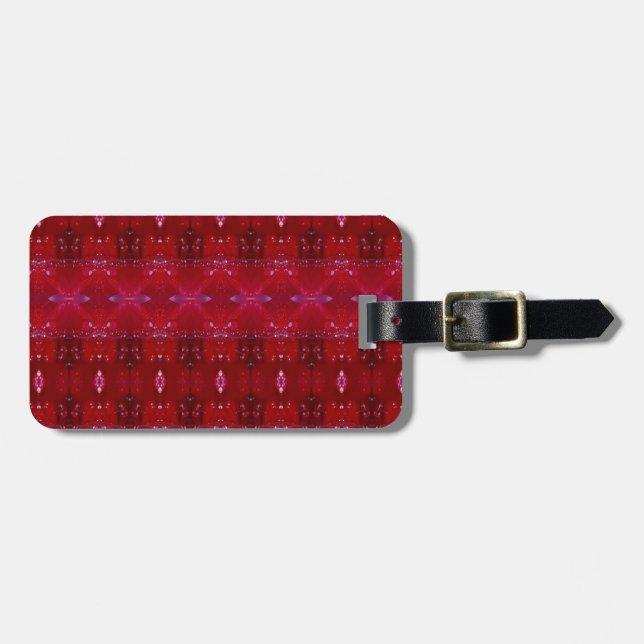 Red Snapdragon Ikat också Bagagebricka (Horisontell Framsida)
