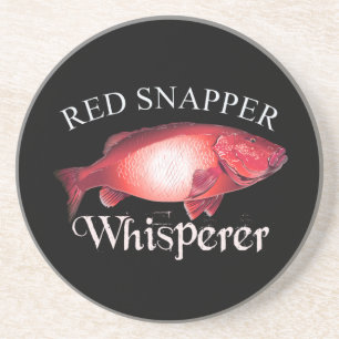 Red Snapper Whisperer Dark Underlägg