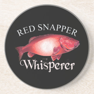 Red Snapper Whisperer Dark Underlägg