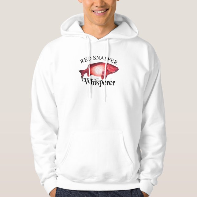 Red Snapper Whisperer Light Hoodie (Framsida)