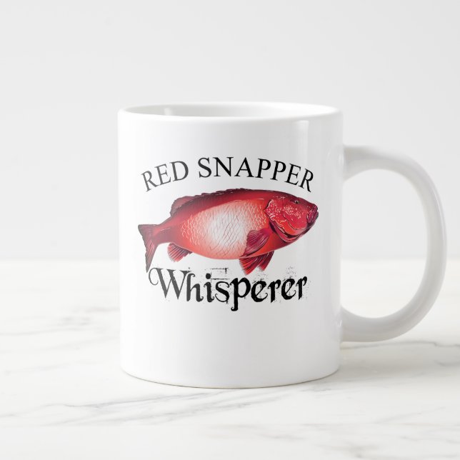 Red Snapper Whisperer Light Jumbo Mugg (Höger)