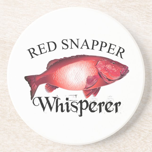 Red Snapper Whisperer Light Underlägg (Framsidan)