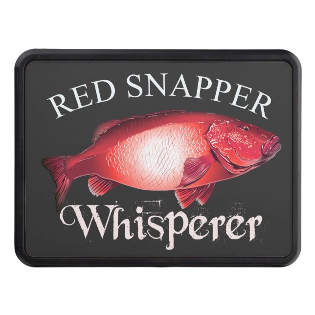 Red Snapper Whisperer Mörk Dragkroksskydd (Framsidan)