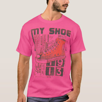 Red Sneakers Punk Pock T Shirt
