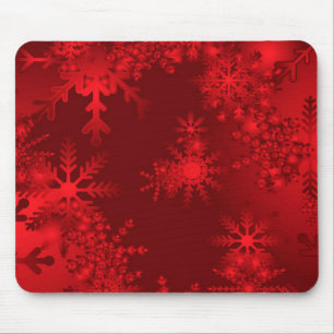 Red Snöflingor Musmatta