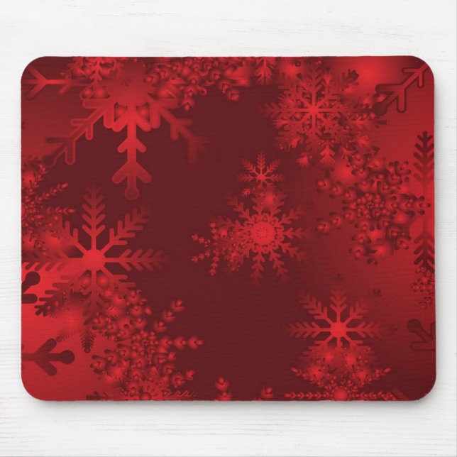 Red Snöflingor Musmatta (Framsidan)