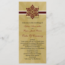 Red snöflingor vinterbröllopsprogram