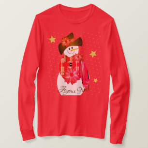 Red Snögubbe Cute T Shirt