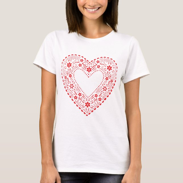 Red Snöre Heart Tee (Framsida)