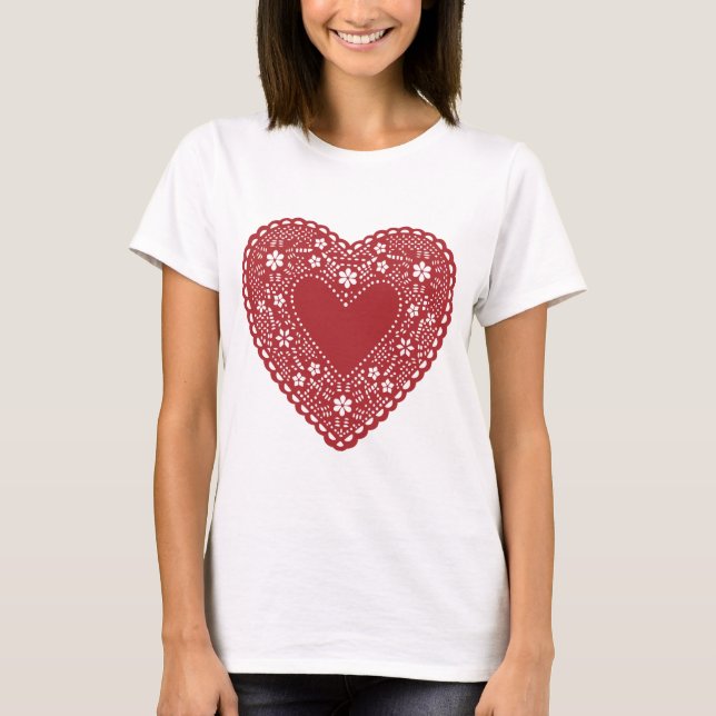 Red Snöre Heart Tee (Framsida)