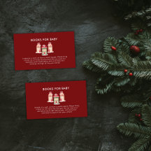 Red Snow Gingerbread Village Books Baby Shower