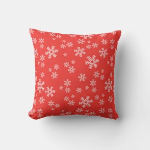 Red Snowflake-julklapp Kudde