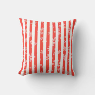 Red Snowflake Strejka Julpillow Kudde