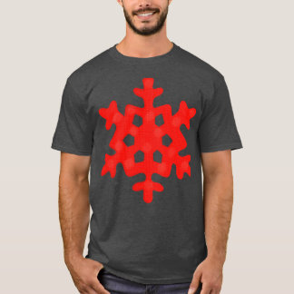 Red Snowflake T Shirt