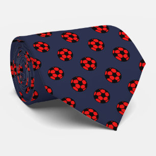 Red Soccer Ball Mönster Slips
