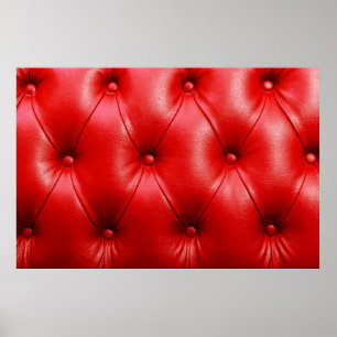 Red soffa läder struktur poster