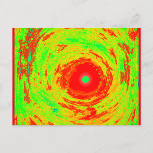 Red sol art vykort