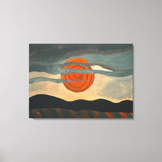 Red Sol | Arthur Dove | Canvastryck (Framsida)