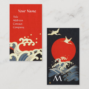 RED SOL,FLYING JAPANESESE CRANES,HAVA VÅGAR I SVAR VISITKORT