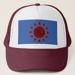 Red Sol Hat Keps