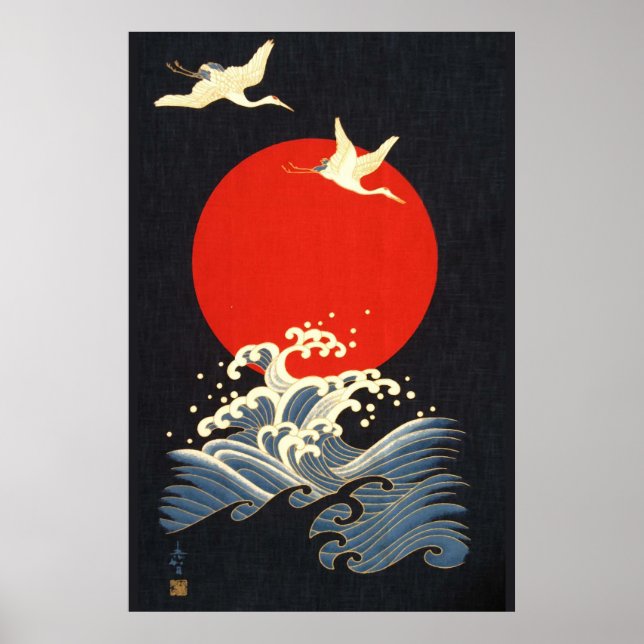 RED SOL ,JAPANESE FLYGKRANER,SJÖVINKARARE I SVARTA POSTER (Framsidan)