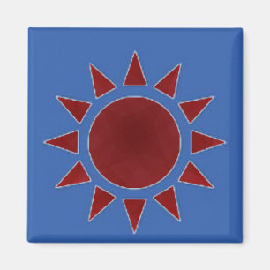 Red Sol Magnet