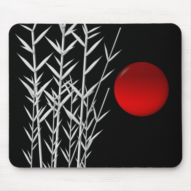 Red sol svartvit, svart  musmatta (Framsidan)