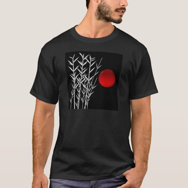 Red sol svartvit, svart  t-shirt (Framsida)