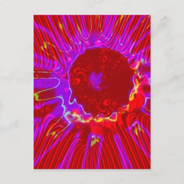 red sol vykort (Framsida)