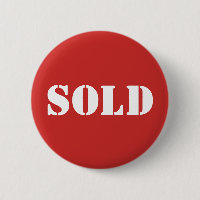 Red SOLD Typography Ord Print