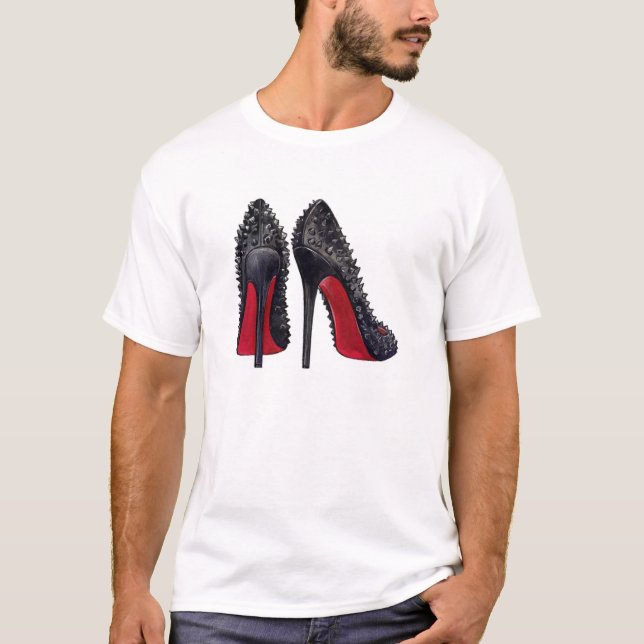 Red Sole Heels - DesignerFashionTrendyHipster Meme T Shirt (Framsida)